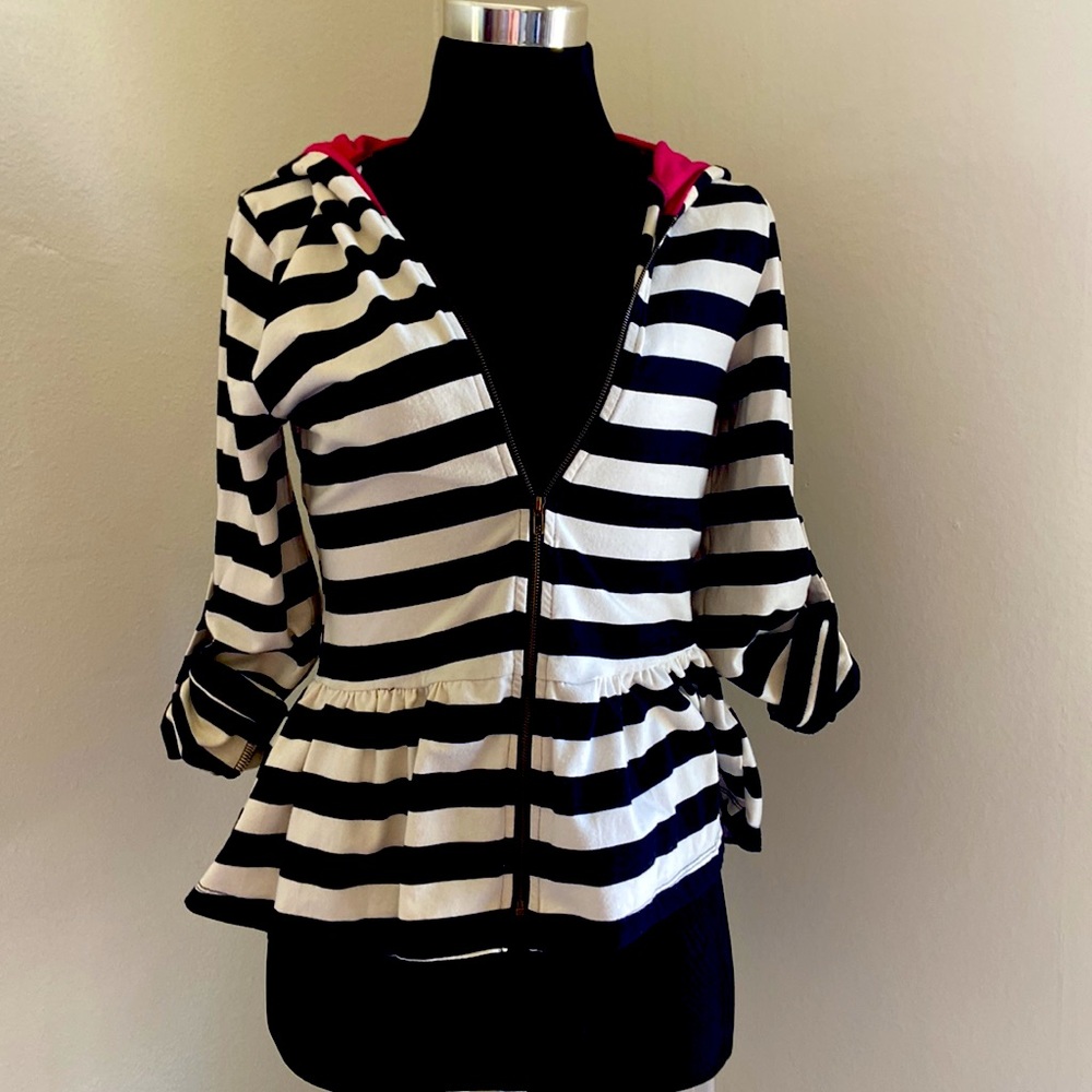 Top or cover up - lightweight, has interesting peplum base. This is a top only.